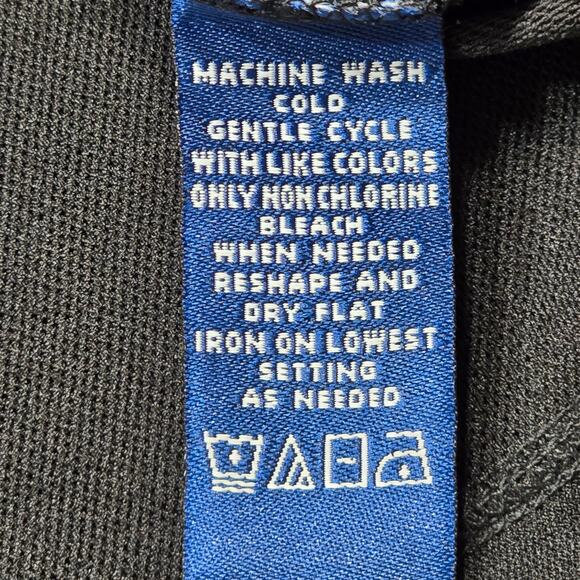 Evan-Picone Black Embroidered Shirt Classic Short Sleeve Top Womens Plus Size 3X - Picture 4 of 8